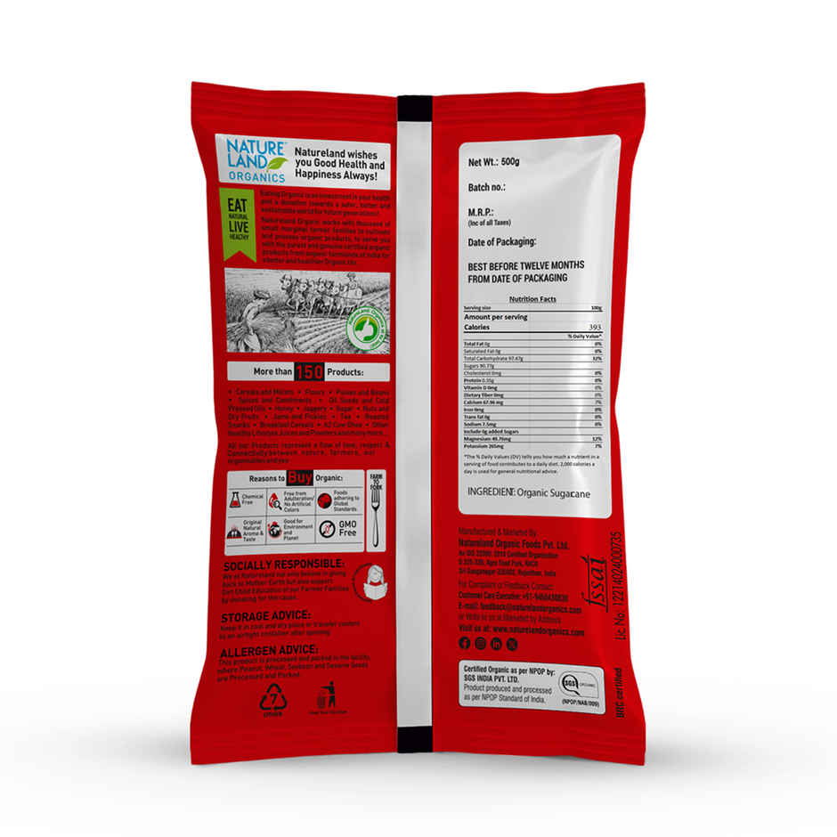 Natureland Organics Brown Sugar