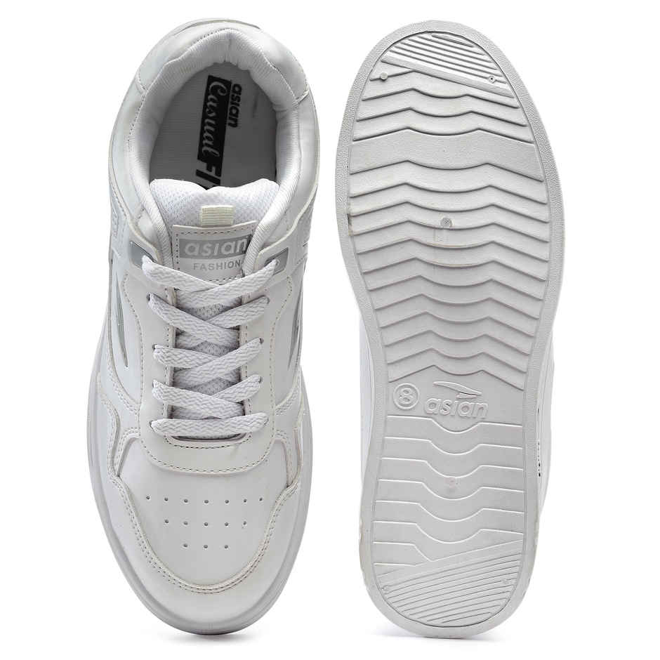 Asian Boston-01 Men Sneakers White (Size-9)