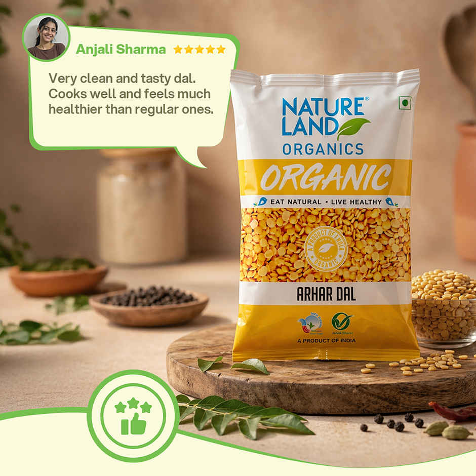 Natureland Organics Arhar Dal