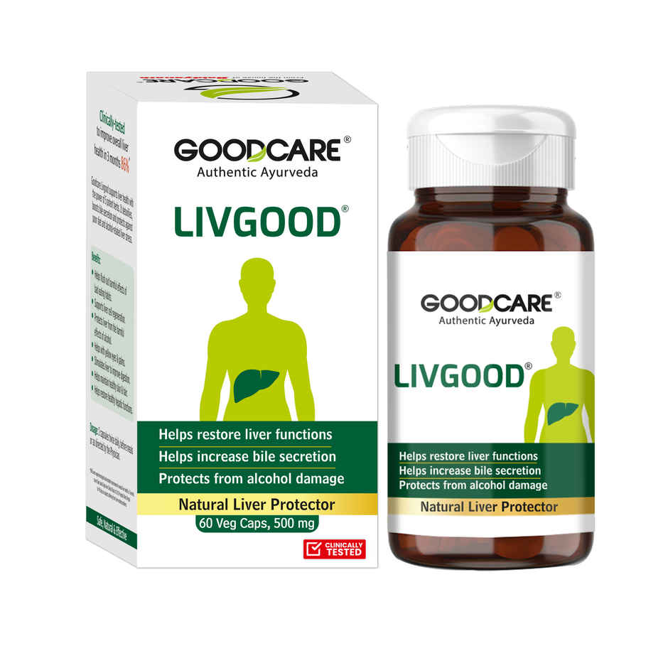 Goodcare Livgood Capsules Natural Liver Protector An Ayurveda For Healthy Liver 60 Capsules