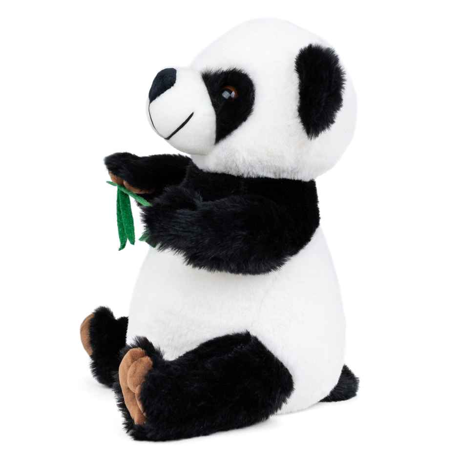 Mirada Glitter Eye Panda Soft Toy Cute Black and White Plush Stuffed Animal - 22 cm