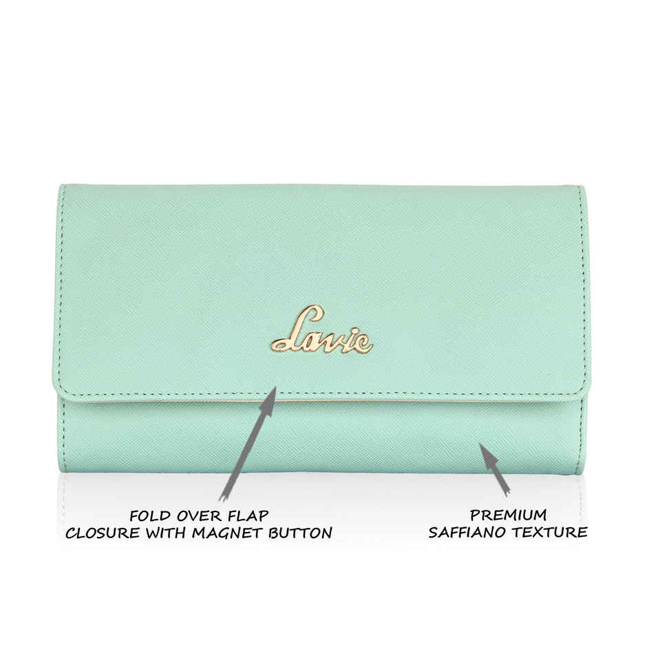 Lavie Women's Trifiano Trifold Wallet | Mint | Large | (19 X 2 X 11 Cm)