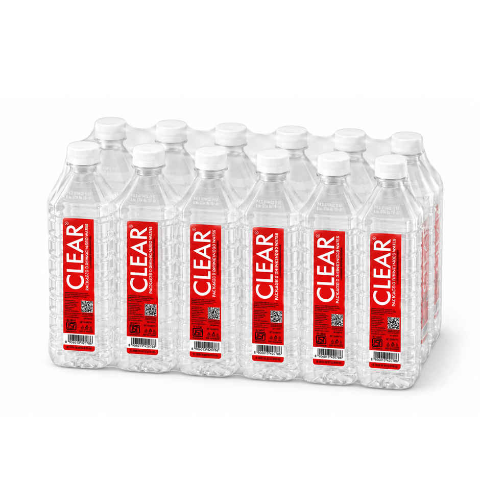 Clear Packaged Mineral Water