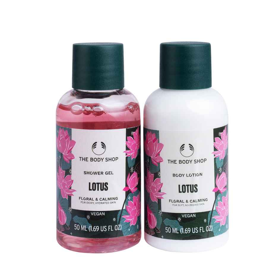 The Body Shop Lotus Shower Gel & Body Lotion Gift Set