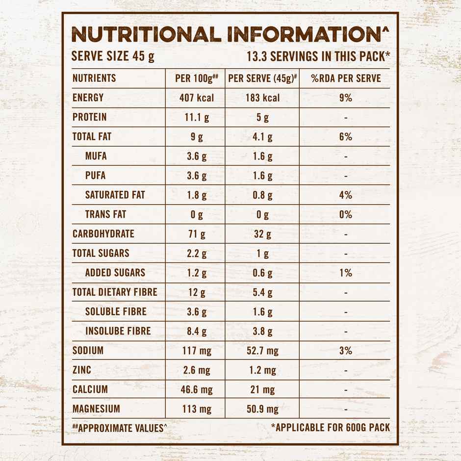 Quaker Multigrain Rolled Oats | High Protein Breakfast Cereal