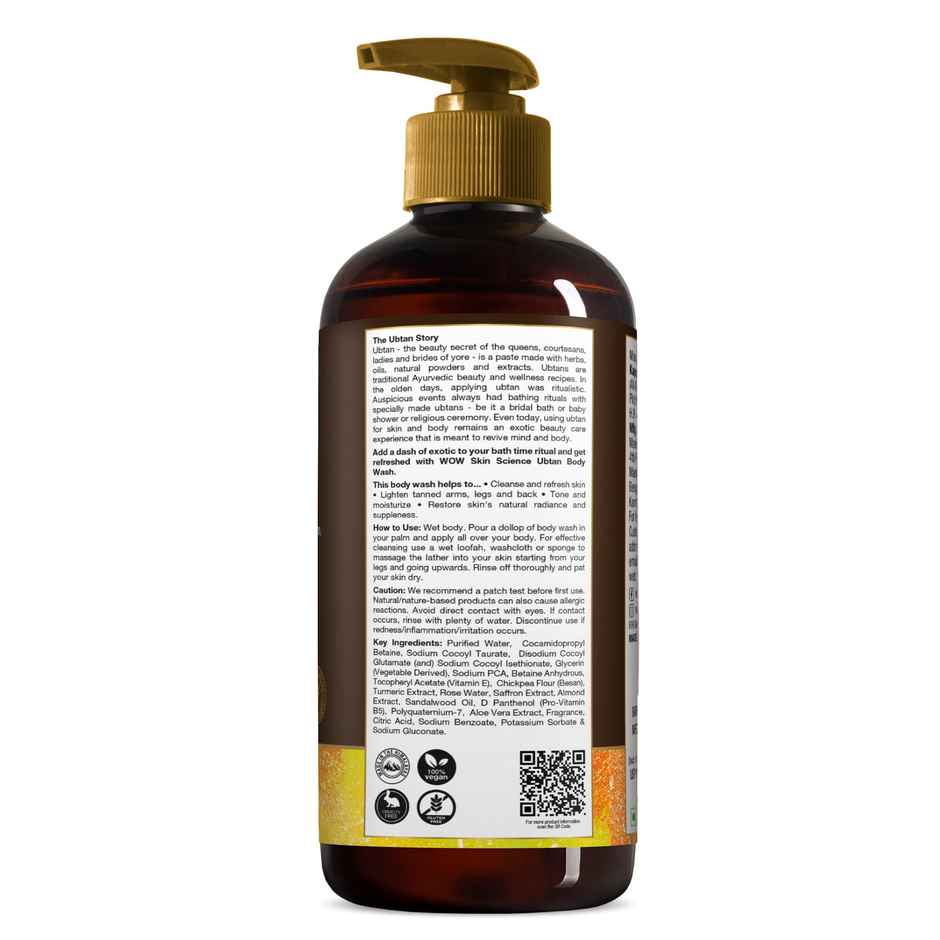 Wow Skin Science Ubtan Body Wash