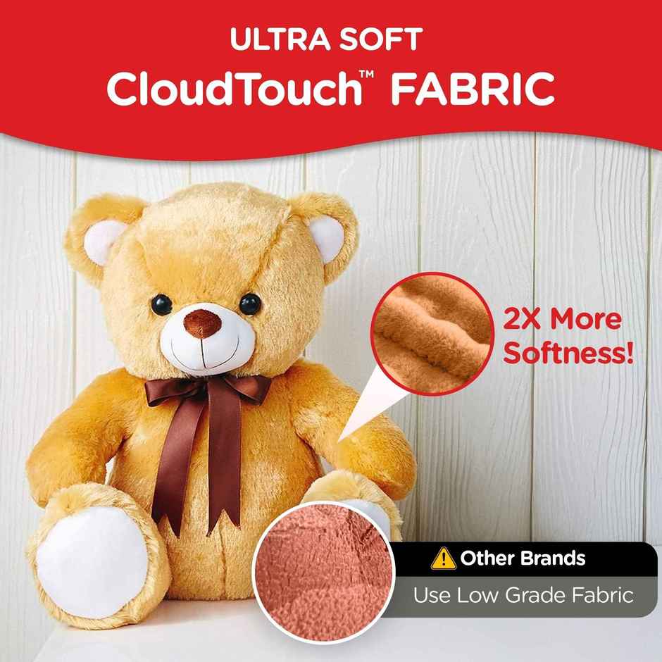 Michelle's Teddy Brown Fur | 20 cm Plush Soft Toy for Kids and Adult | Perfect For Gifting