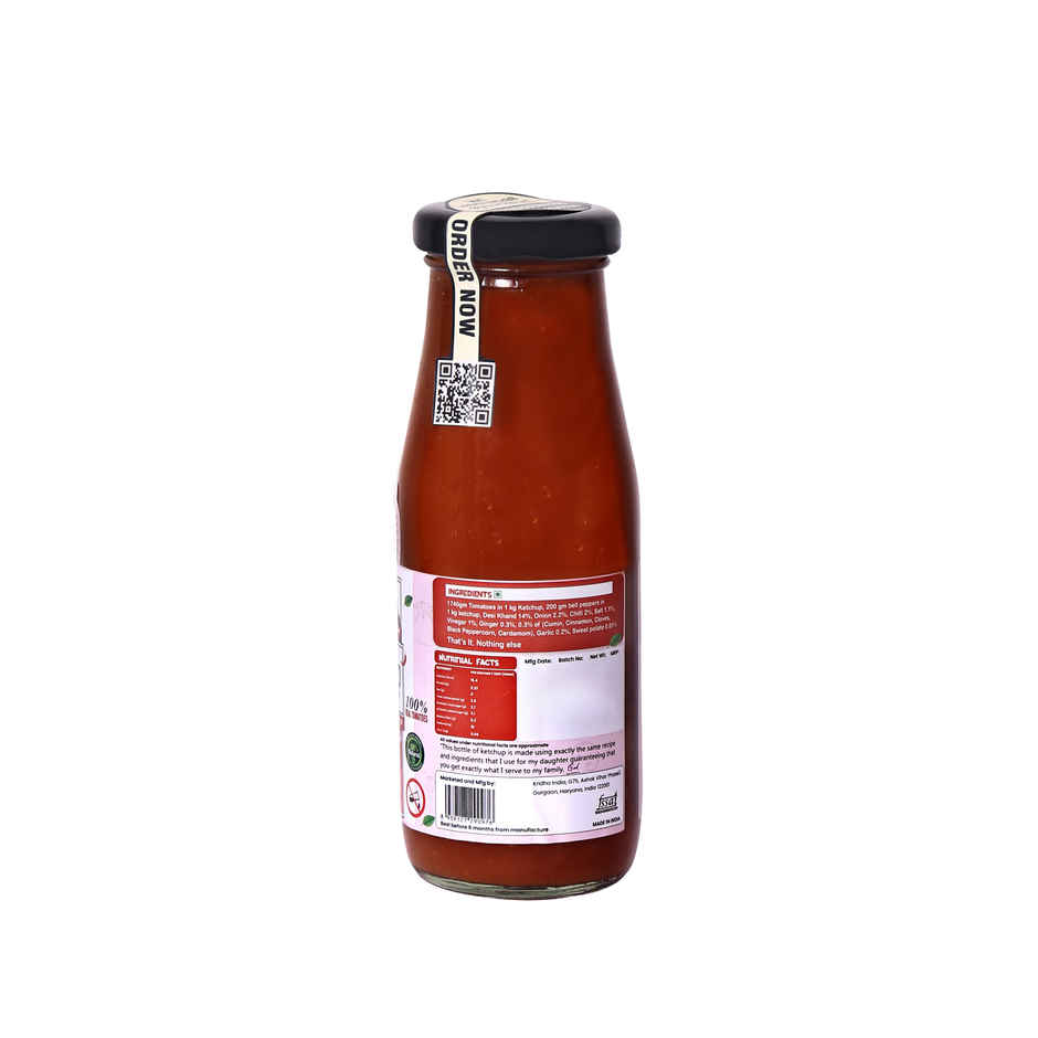 The True Tomato Bell Pepper Chilli Ketchup