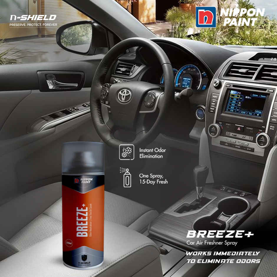 Nippon Paint n-Shield Breeze + Odor Neutrilizer Single Use Spray| Vehicle Interior Deodorizer