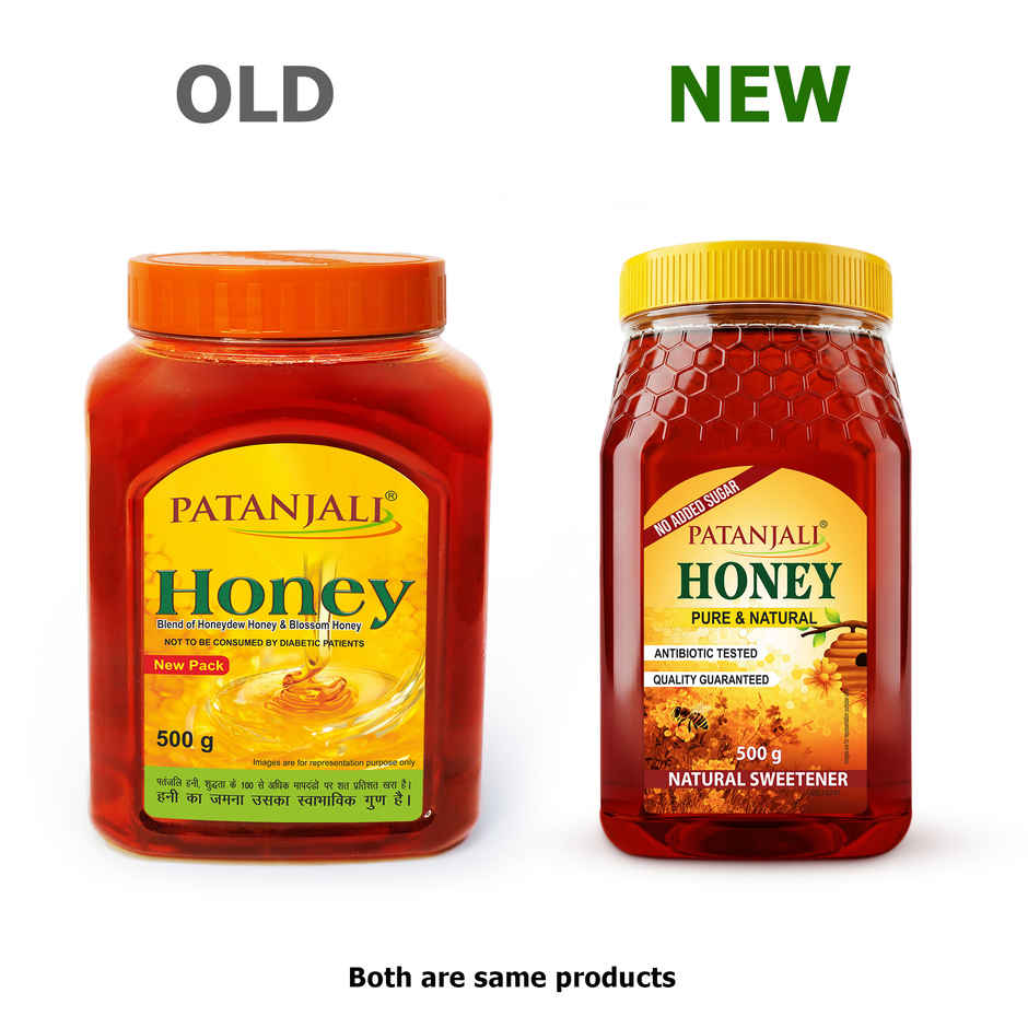 Patanjali Pure Natural Honey - No Added Sugar