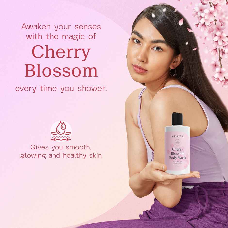 Arata Cherry Blossom Body Wash Combo