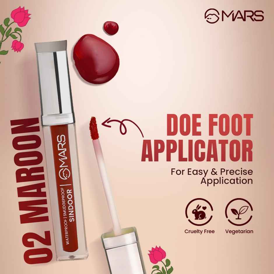 MARS COSMETICS Riwaj Liquid Sindoor | Maroon