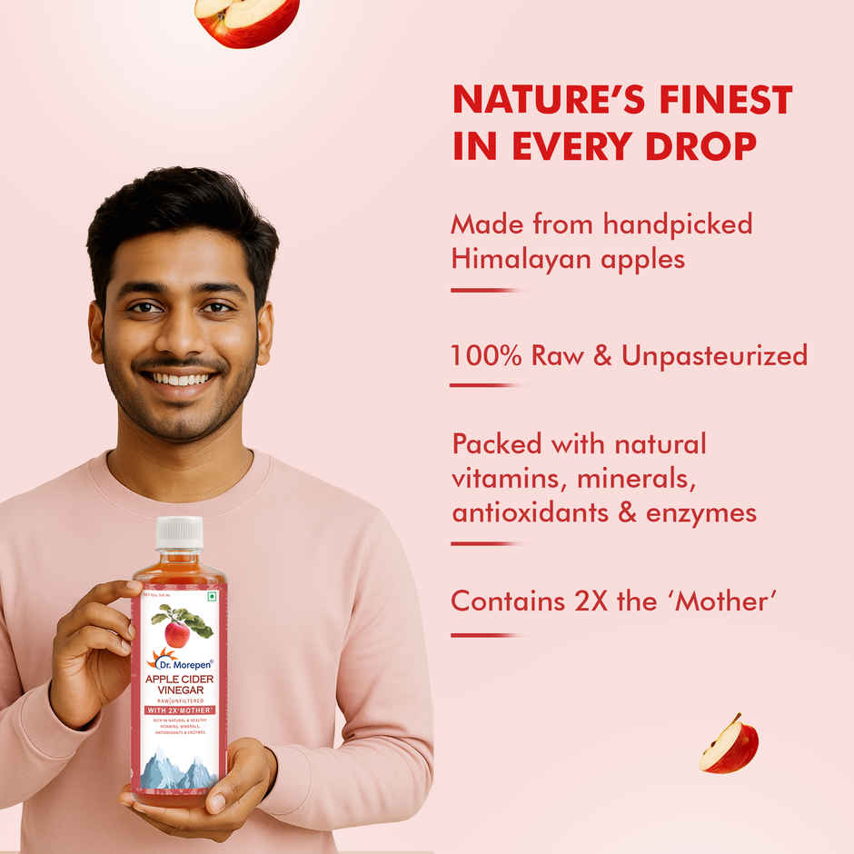 Dr. Morepen Apple Cider Vinegar with Vitamins & Minerals Helps in Weight Loss