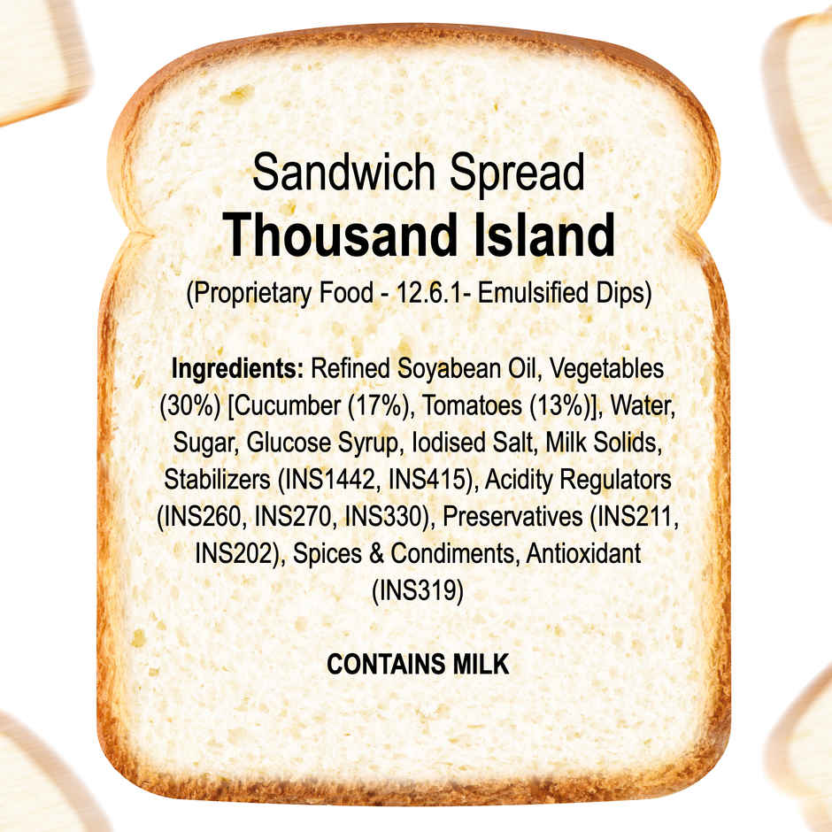 Dr. Oetker FunFoods Veg Thousand Island Sandwich Spread