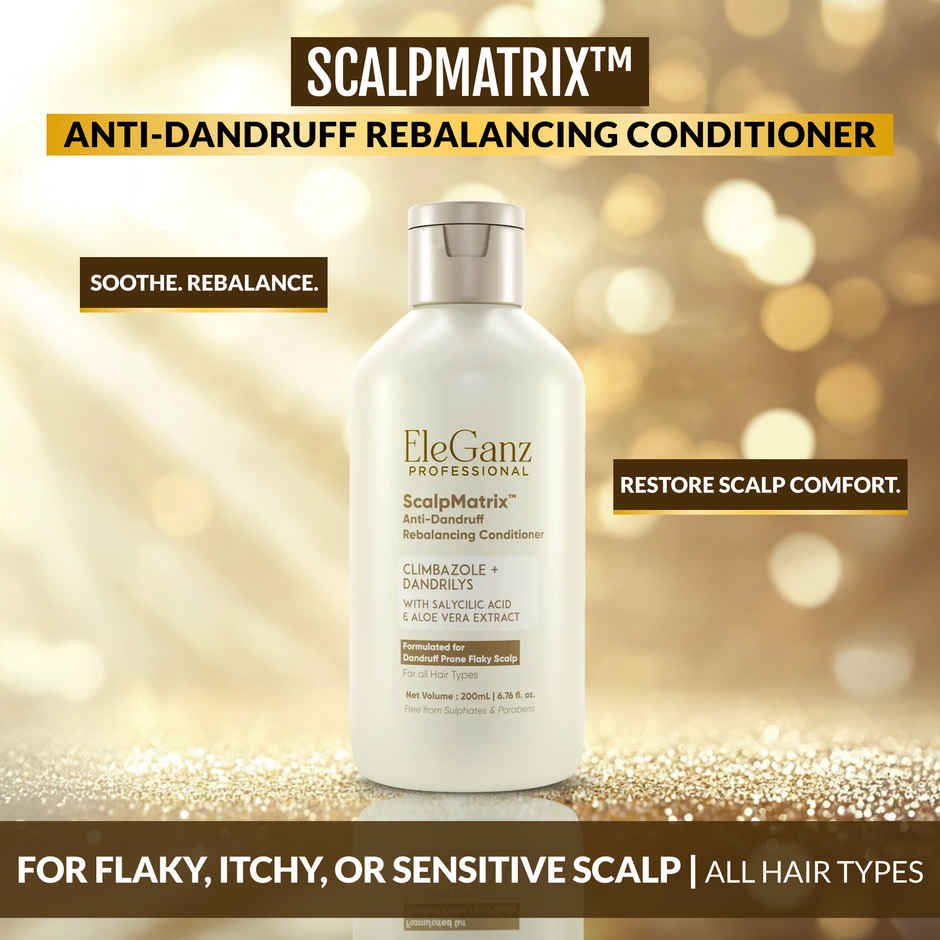 EleGanz Professional ScalpMatrix Anti-Dandruff Conditioner | Climbazole + Dandrilys