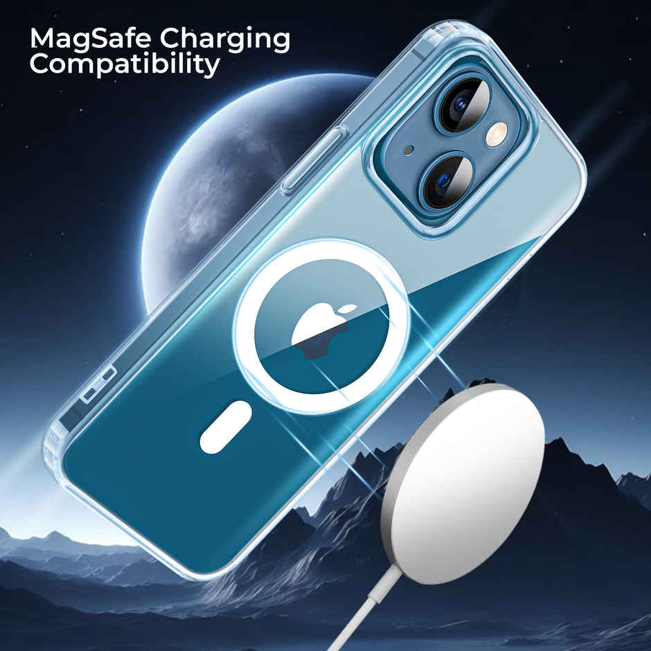 Artistque Case for Iphone 13 Mini Back Cover - Transparent Clear Magsafe