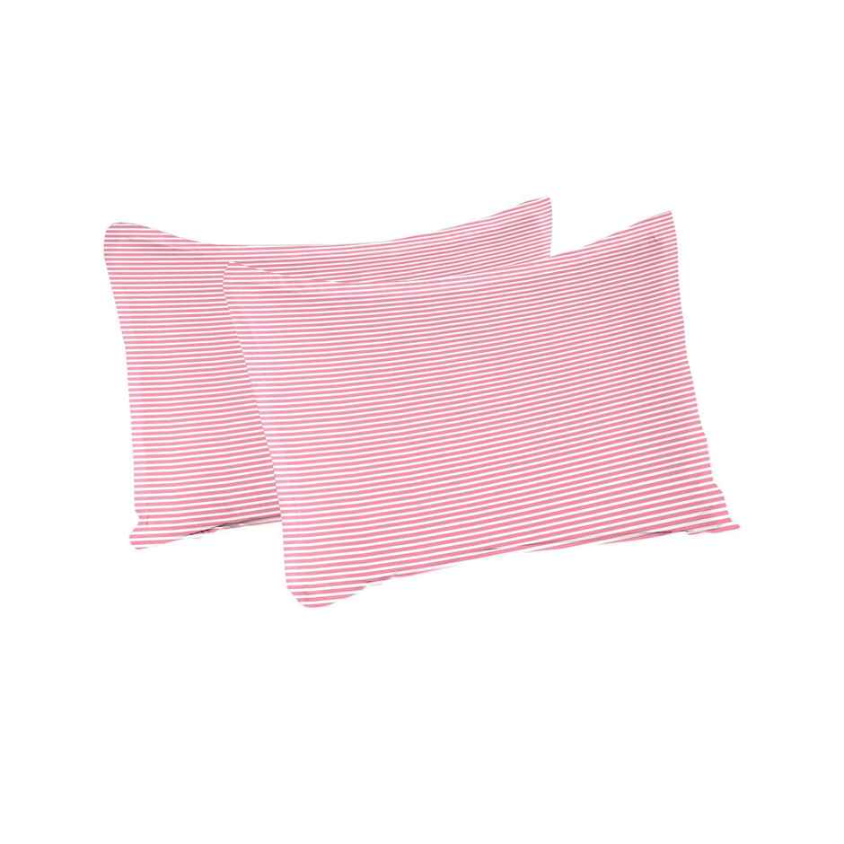 Mytrident Bedsheet Set | Queen Size Double Bed sheet set | 100% Cotton - Gardenia Blooms Pink