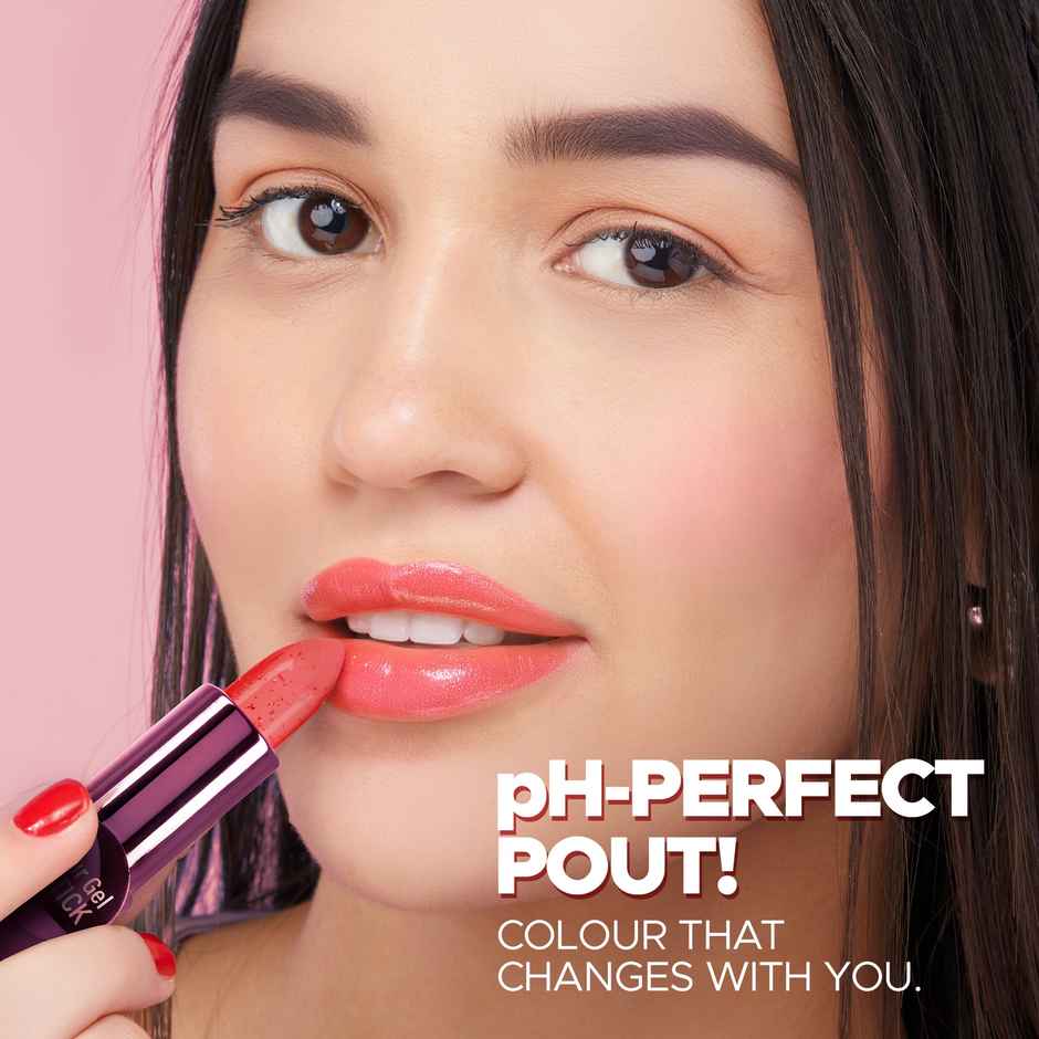 Hilary Rhoda Colour Gel Lipstick | Super Hydrating | Soft Formulation for Delicate Lips | Shade-3