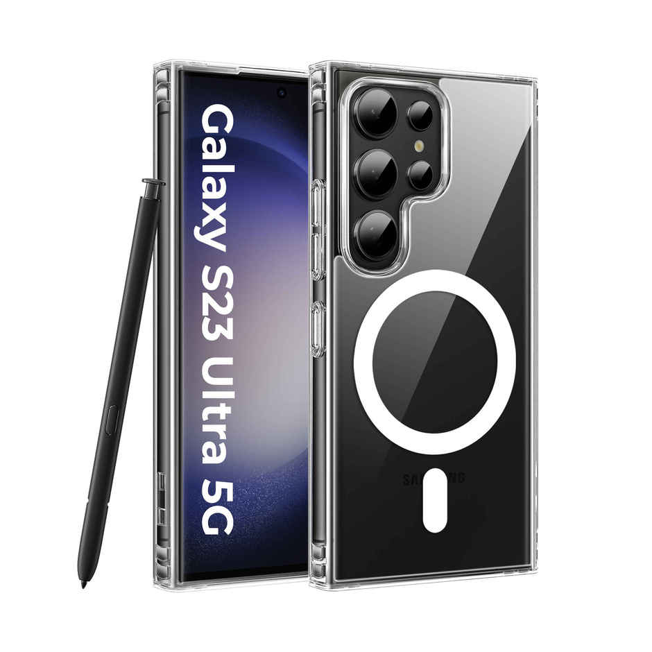 Artistque Case for Samsung S23 Ultra 5g Back Cover - Transparent Clear Magsafe