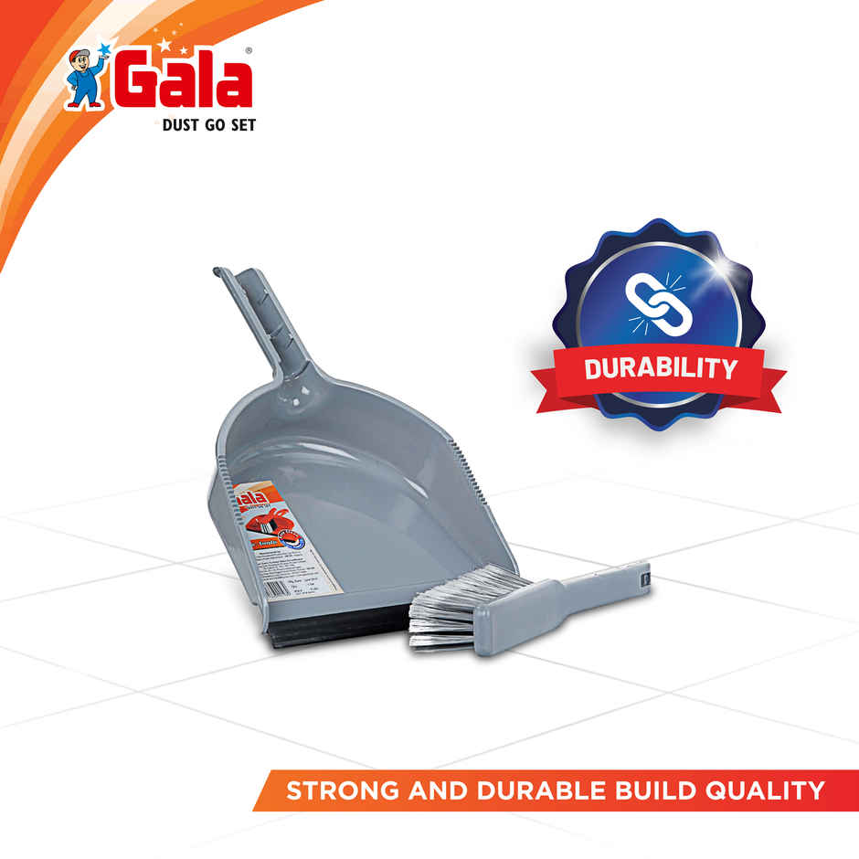Gala Dustgo Dustpan With Brush Set, Assorted