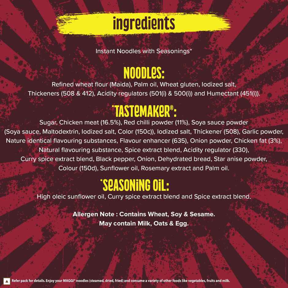 Maggi Korean BBQ Chicken Instant Noodles