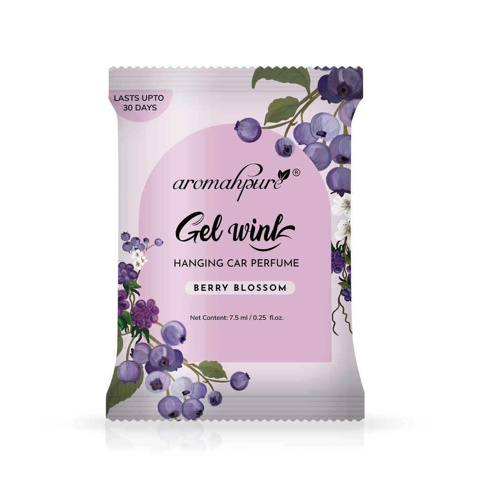 Aromahpure Gel Wink Car Perfume - Berry Blossom | Long-Lasting | 30 Days