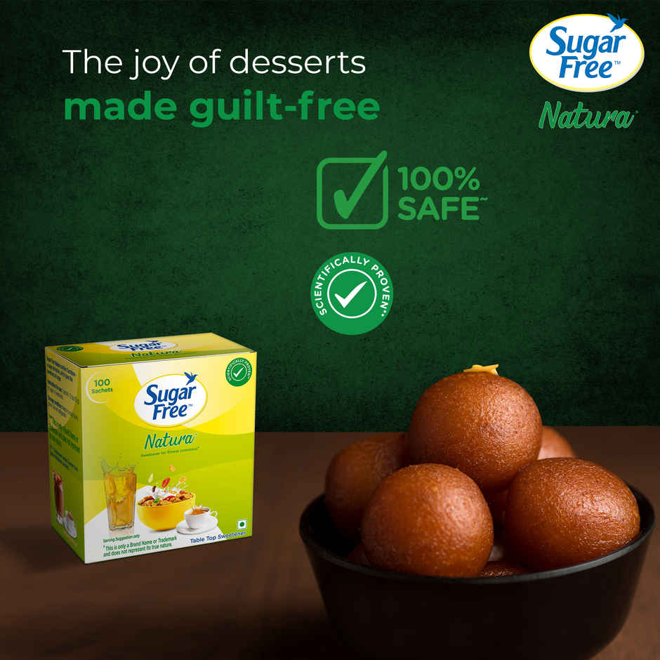 Sugar Free Natura Low Calorie Sweetener - 100 Sachet