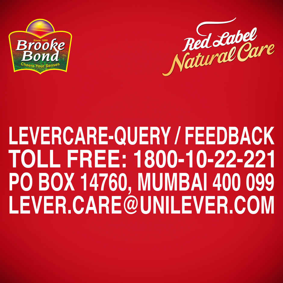 Red Label Natural Care Tea, With 5 Ayurvedic Ingredients(1kg) & Uttam Sugar Sulphurless Sugar(1kg) Combo