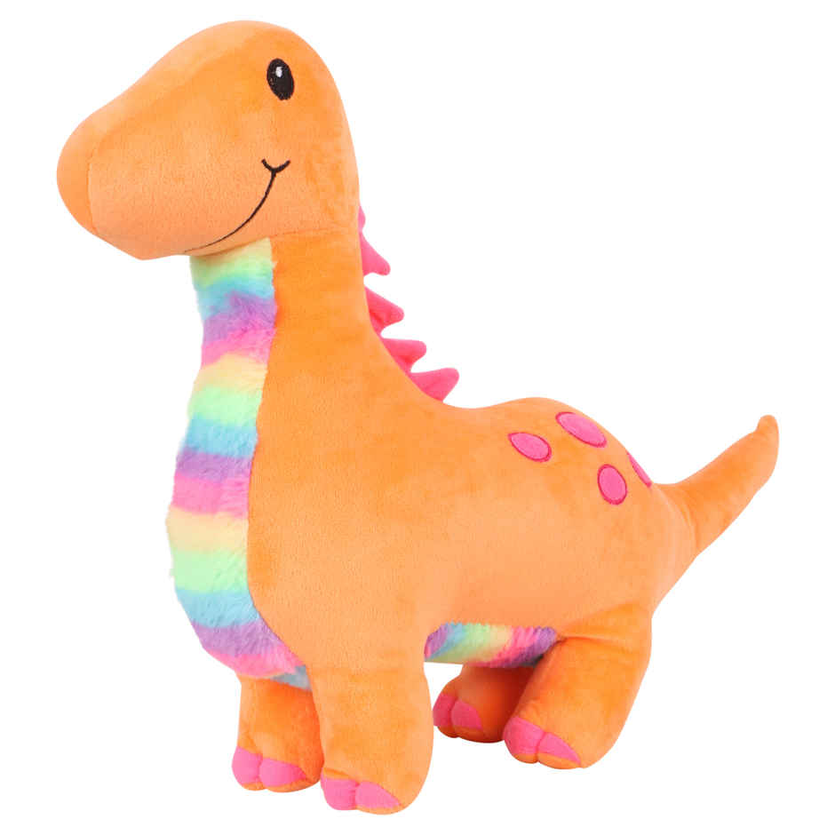 DearJoy Dinosaur Soft Toy | Orange - 35 cm