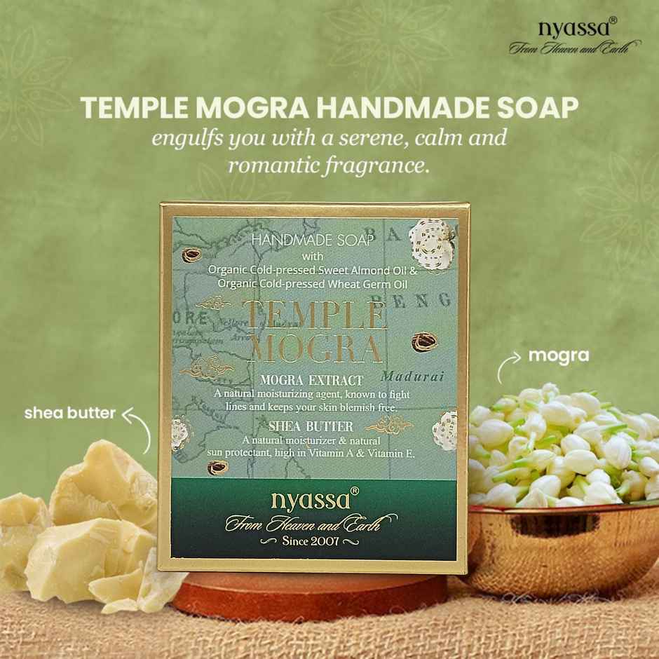 Nyassa Temple Mogra Handmade Soap