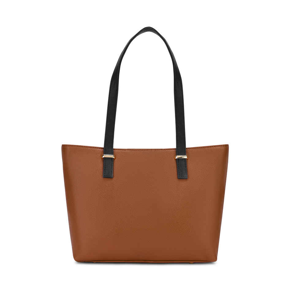 Lavie Women's Kara Colourblock Tote Handbag | Ladies purse | Shoulder Bag | Tan