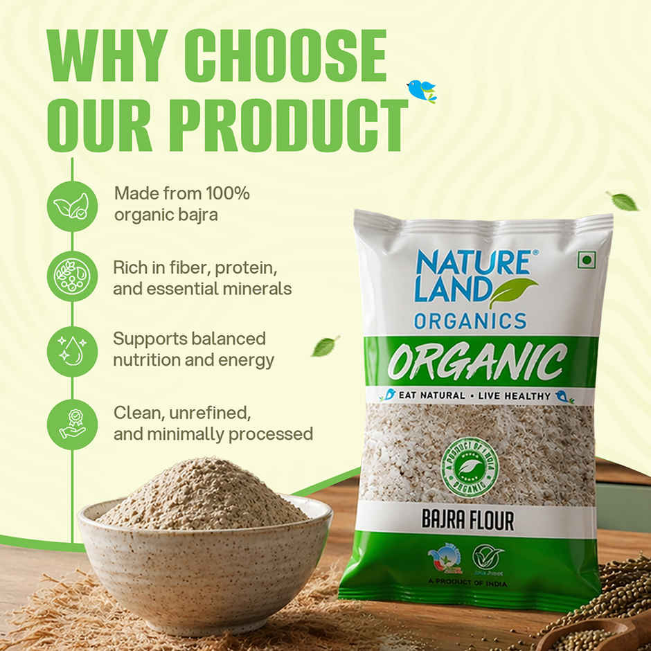 Natureland - Organic Bajra Flour