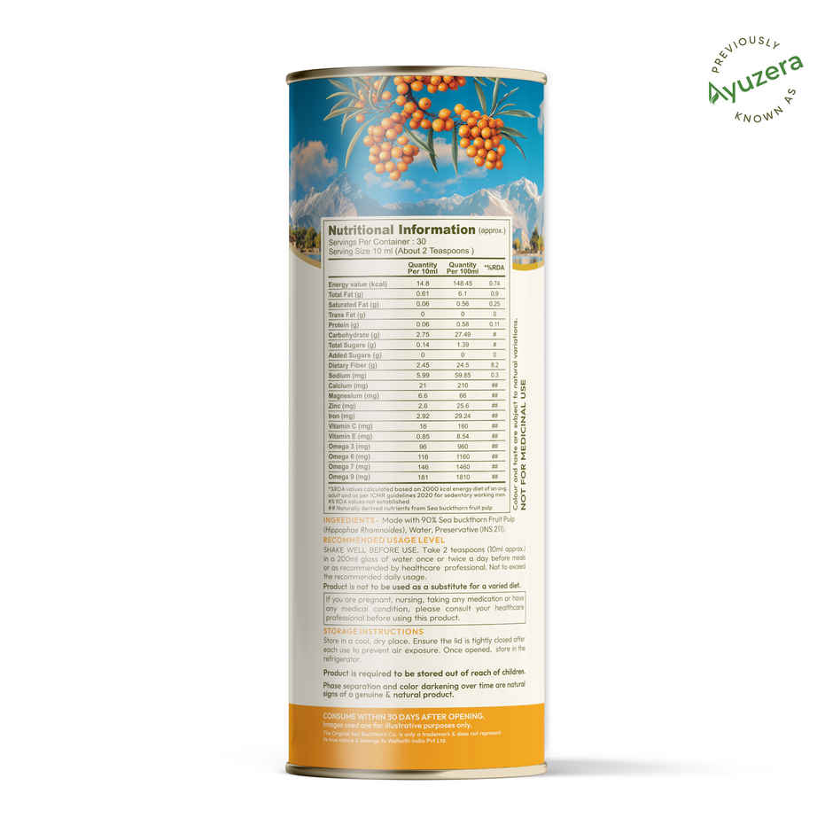 Wellwith Sea Buckthorn Pulp