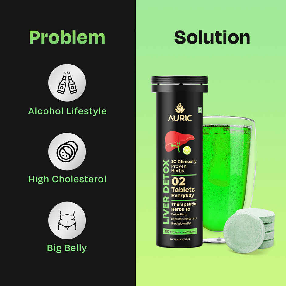 Auric Liver Detox Effervescent 20 Tablets