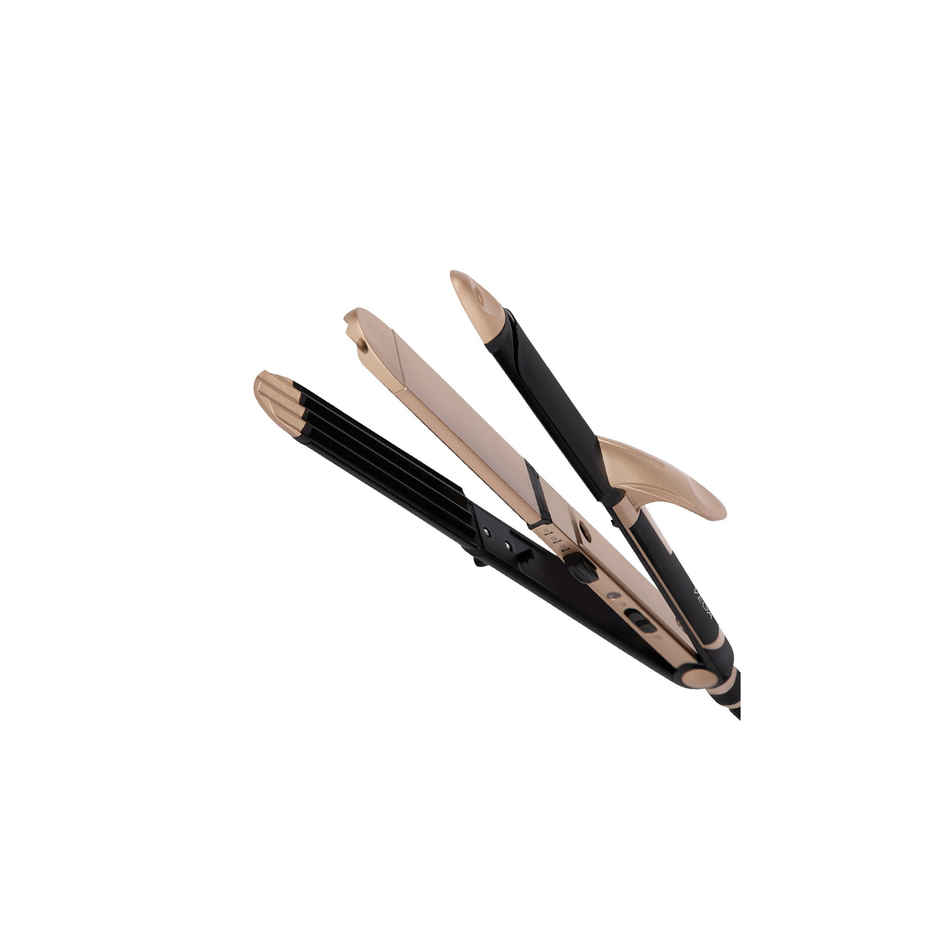 Vega 3 in 1 Hair Styler Straightener, Curler and Crimper for Women, Multi Hair Styler (VHSCC-01)