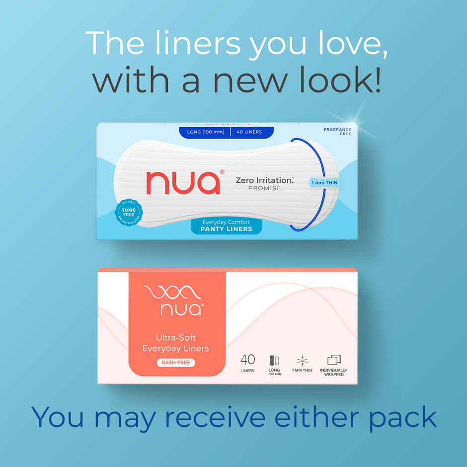 Nua Panty Liners for Daily Use (190 mm) Combo