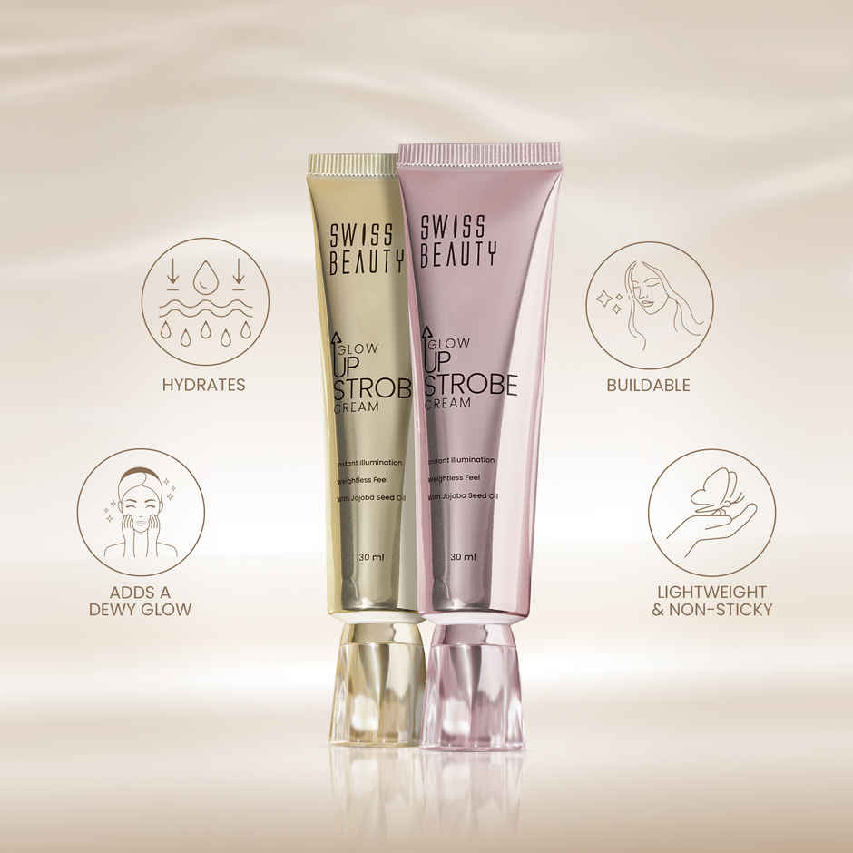 Swiss Beauty Glow Up Strobe Cream - 01 Pink Twilight