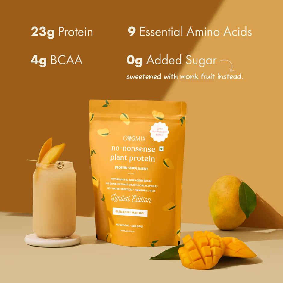 Cosmix No Nonense Plant Protein Ratnagiri Mango