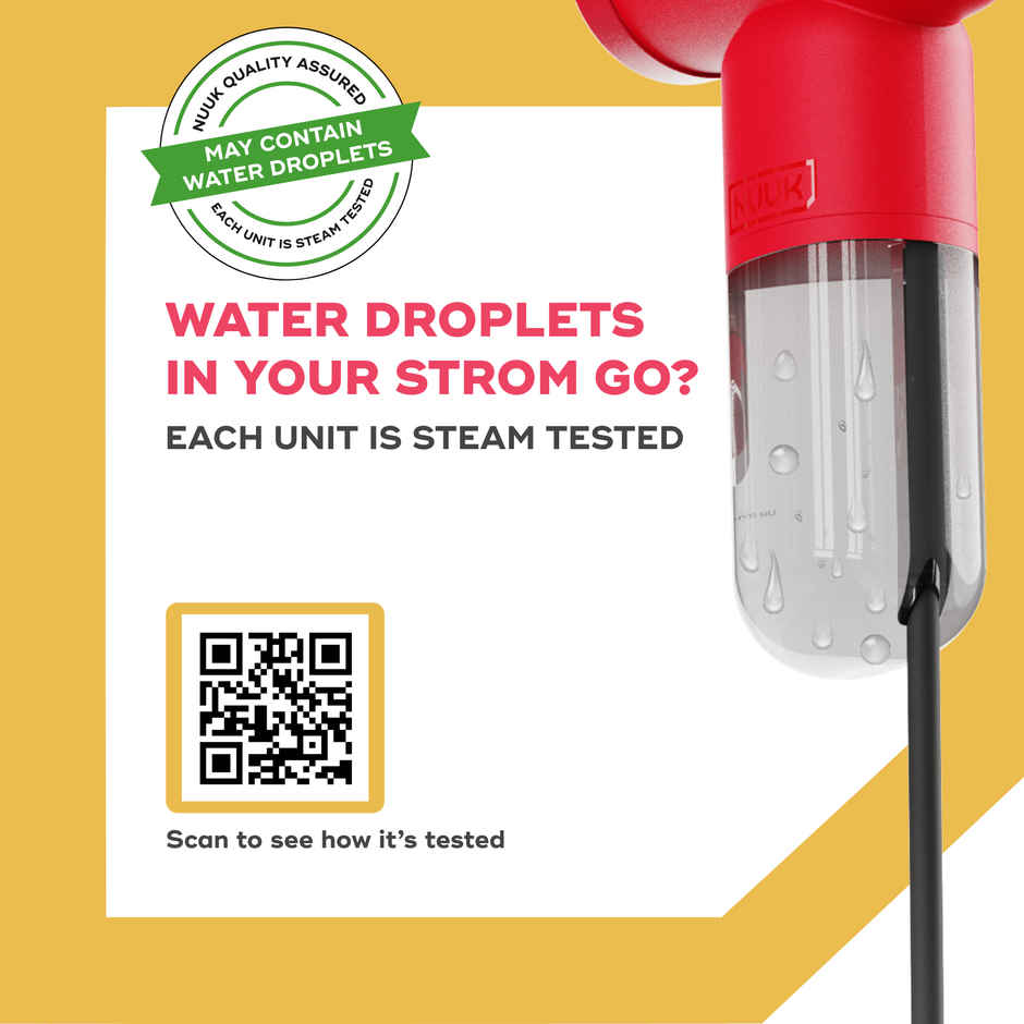 Nuuk Strom Go Comapct Garment Steamer | min Steam + 100ml Tank