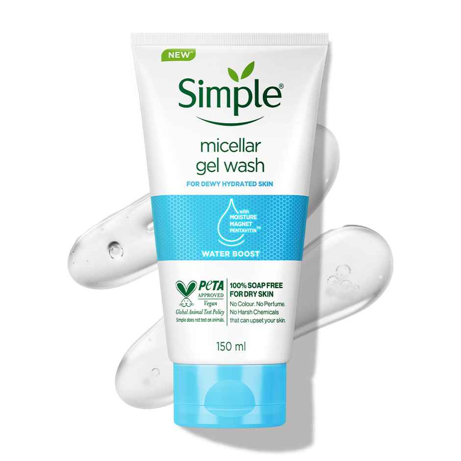 Simple Water Boost Micellar Gel Facial Wash