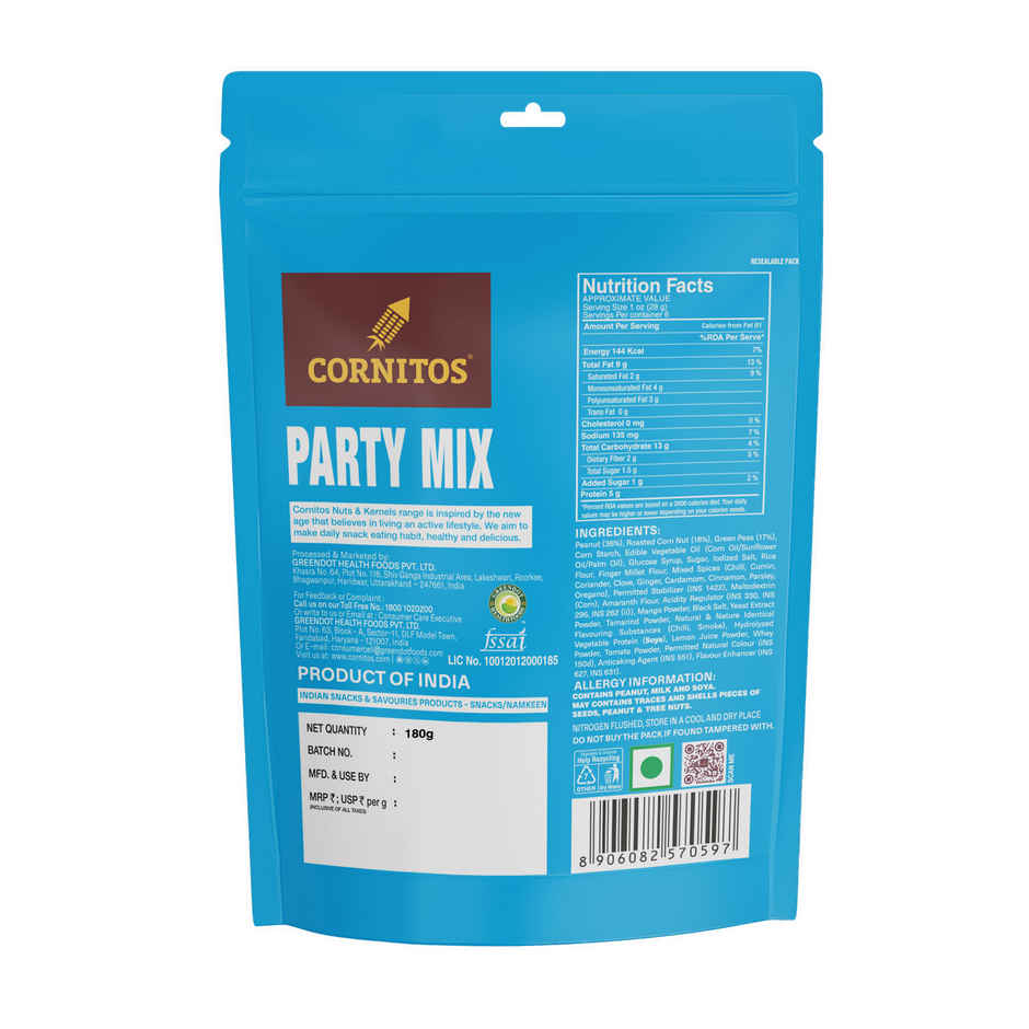 Cornitos Pop n Crunch Party Nut Mix