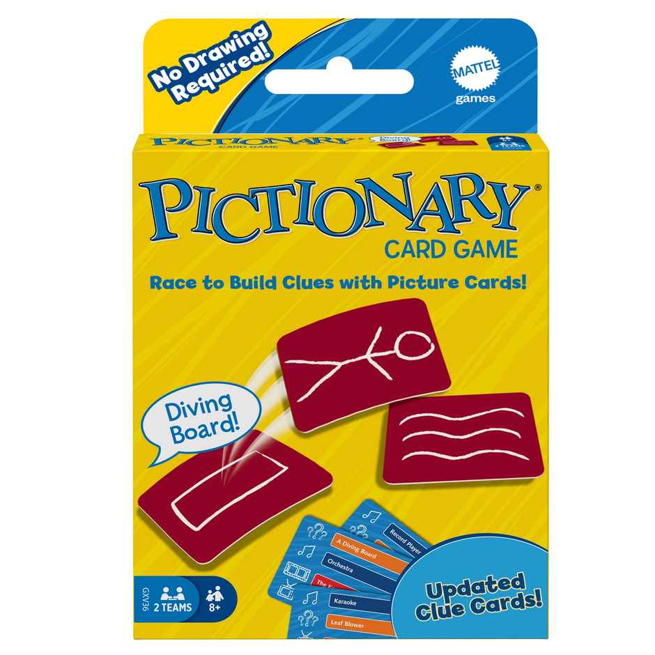 Mattel Games Pictionary Card Game Refresh | 8+