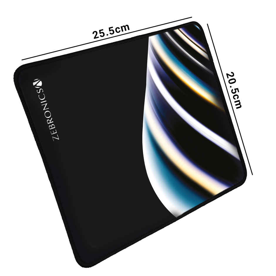 Zebroincs MSP-X2 Mouse Pad, Speed and Precision Operation, Smooth Cloth Surface  - Black