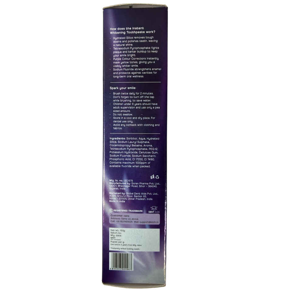STIM Spark Instant Whitening Toothpaste