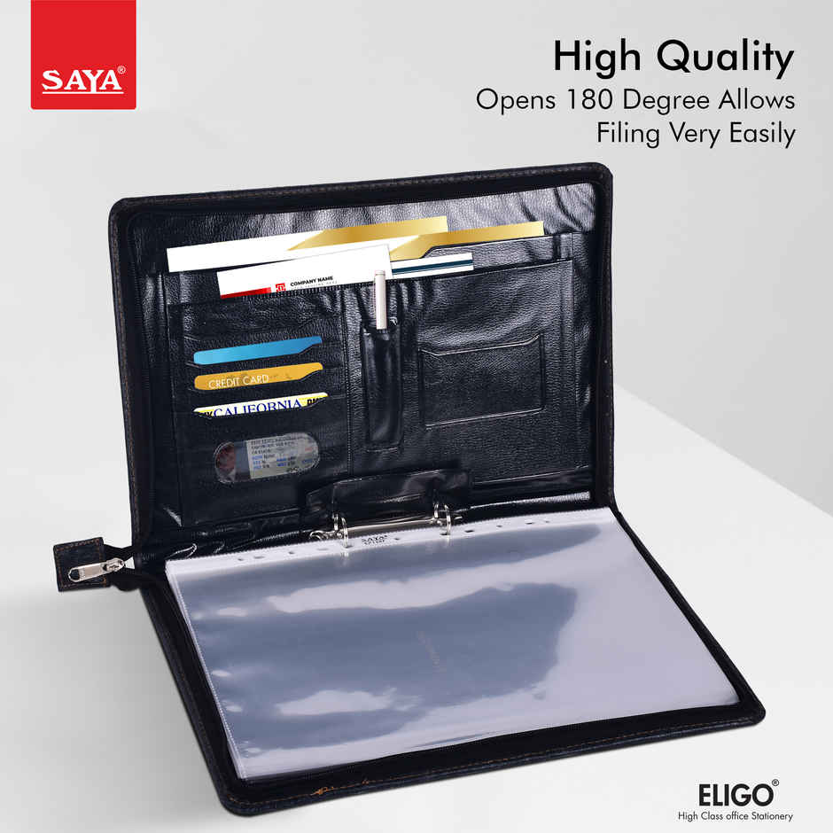Saya Ring Binder File FS - Premium Office Binder Organizer | Assorted