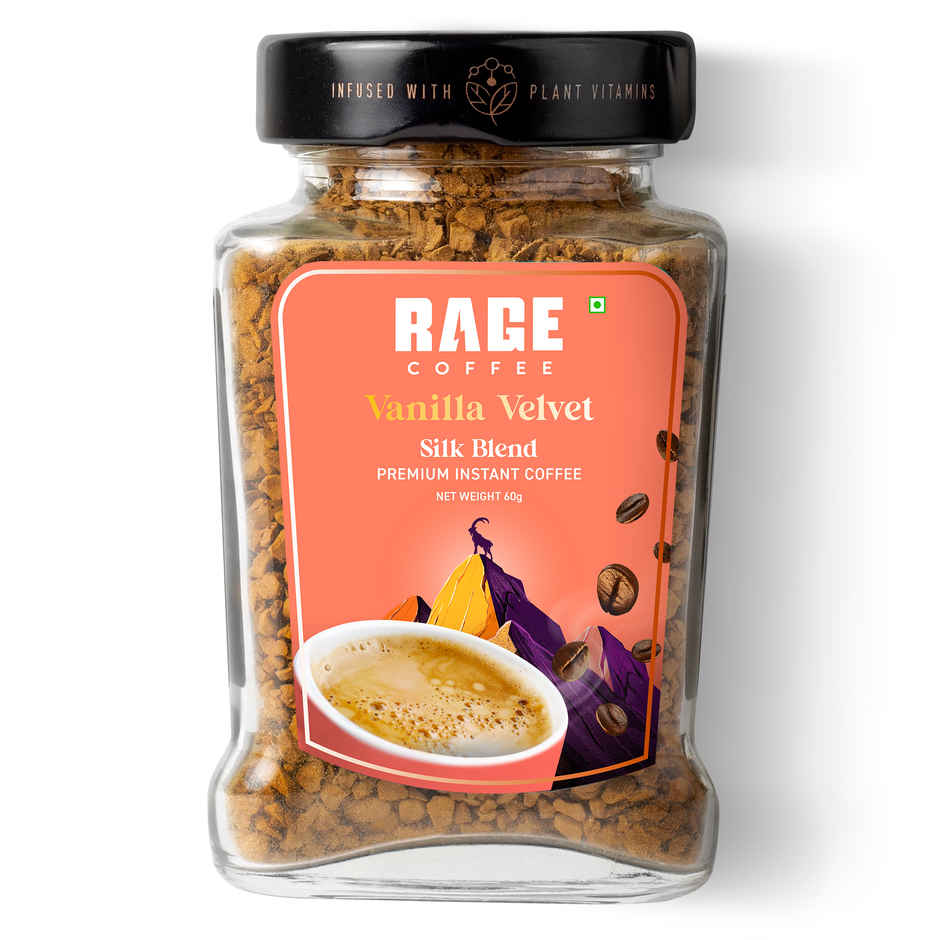 Rage Coffee Silk Blend Vanilla Velvet Instant Coffee