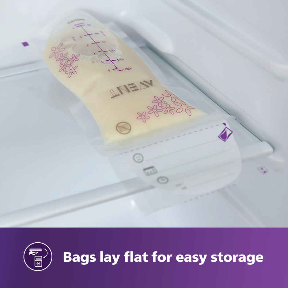 Philips Avent Breast Milk Storage Bags for Fridge or Freezer