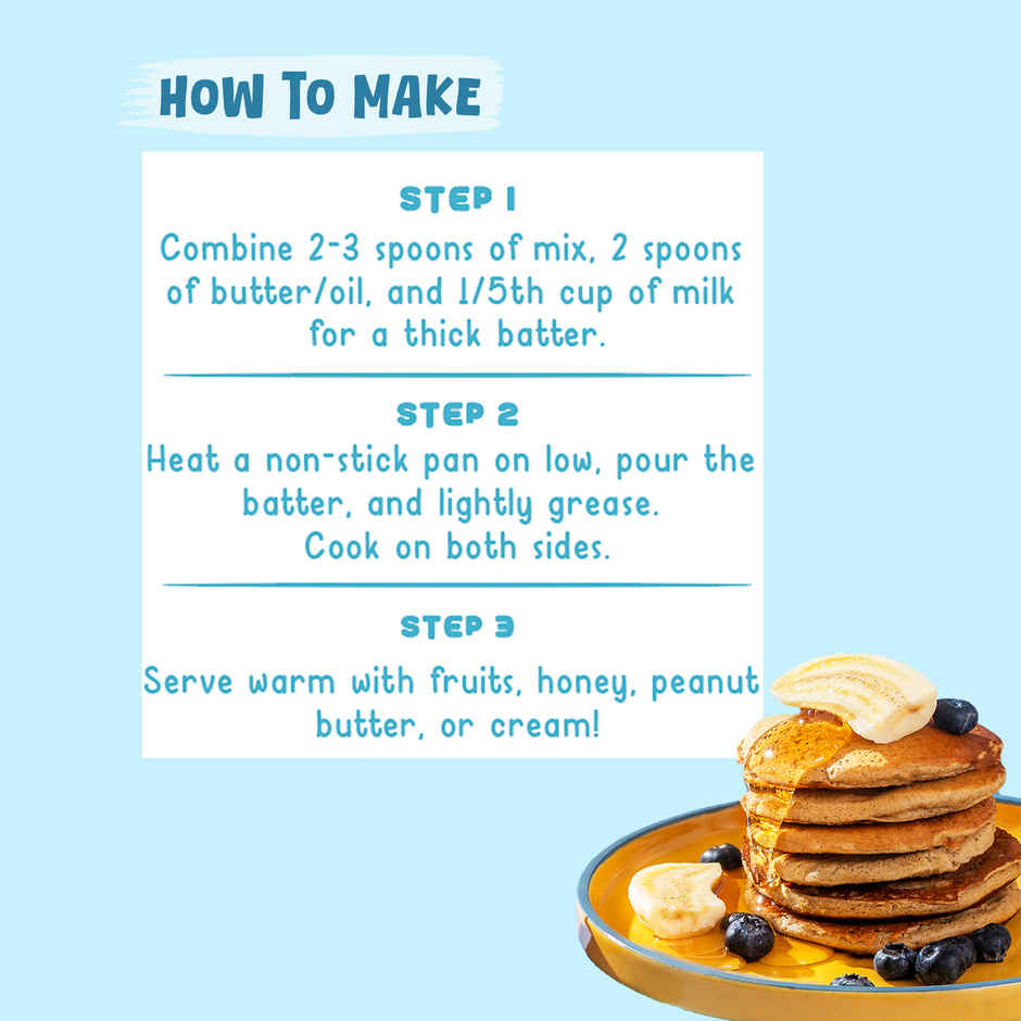 Gladful Choco Pancake Sprouted Millets and Masoor Mix