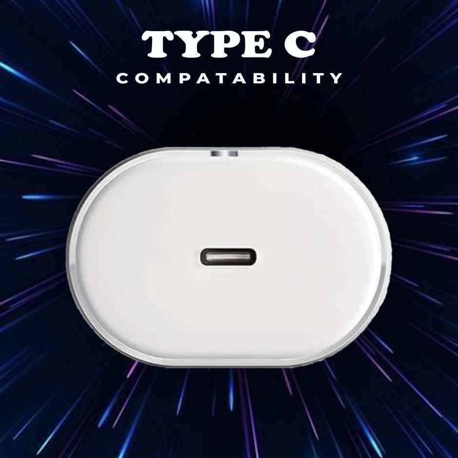 Kratos 45W Fast Charger Type C Adapter | For Nothing Phone 3A, 2A, 2, 1, CMF Phone 1 | White