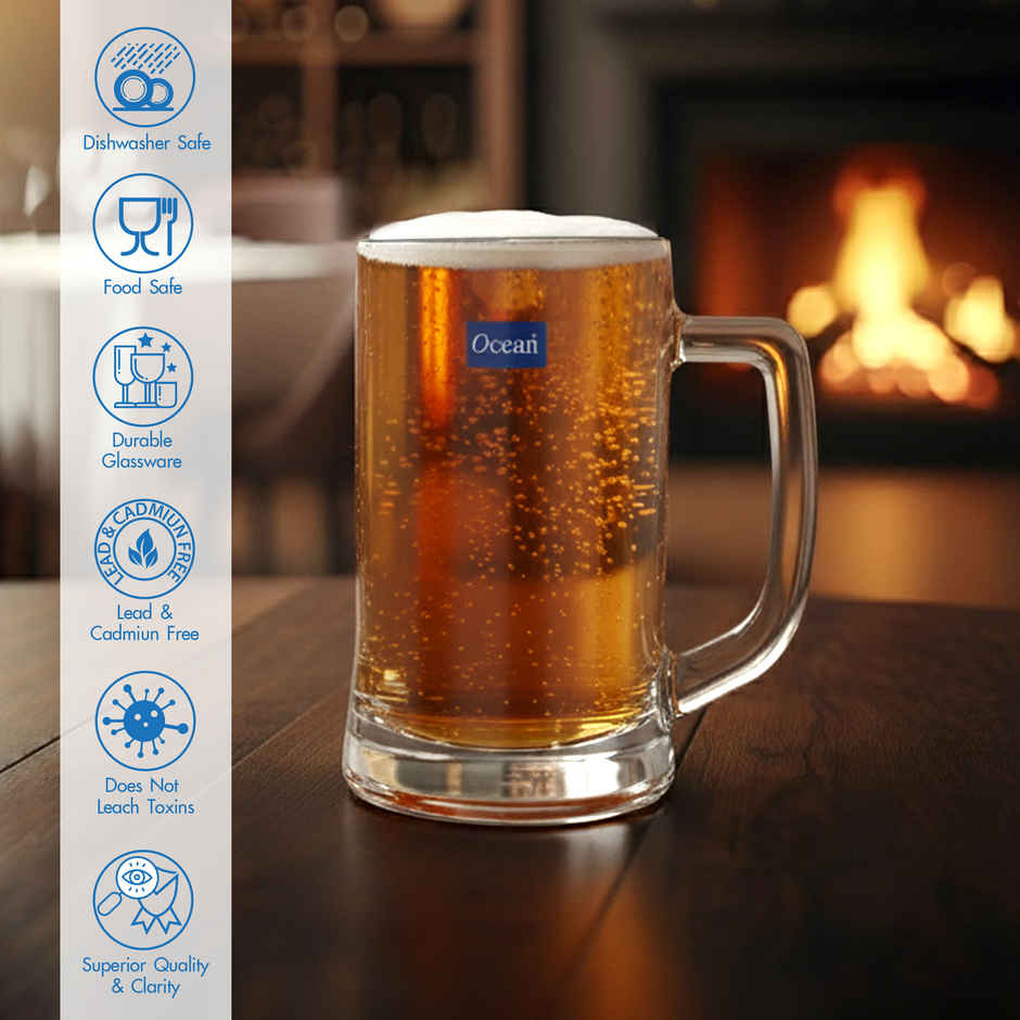 Ocean Munich Beer Mug | 355 ml | 2 pcs